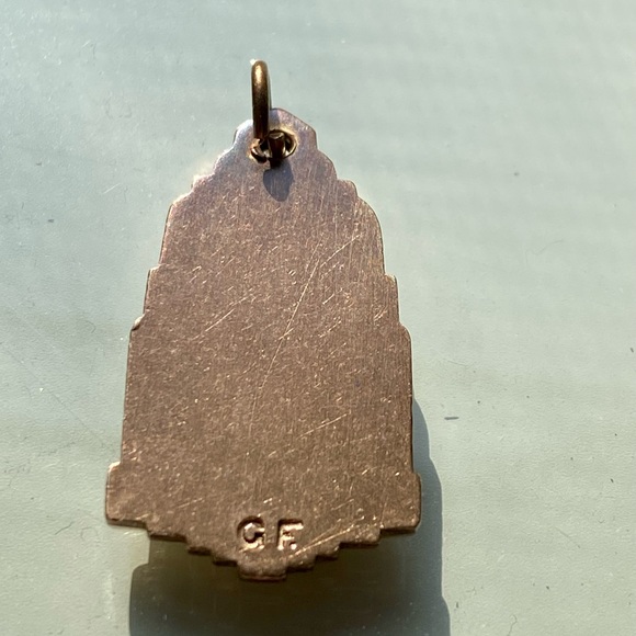 Vintage Debate Gold Filled Pendant - Picture 3 of 7